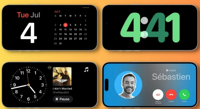 翁源苹果手机维修分享iOS17横屏充电待机显示有什么好处 